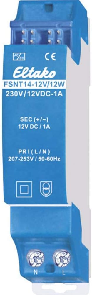 Eltako FSNT14-12V/12W Hutschienen-Netzteil (DIN-Rail) 1A 12W 1 x