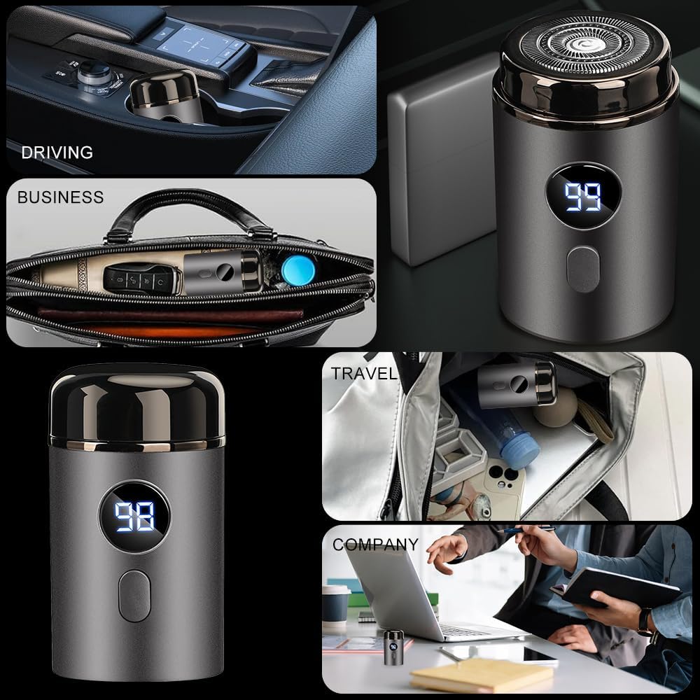 Horuili® Mini Electric Shaver, Tragbarer Elektrischer Mini-Rasierer, Mini Shave Tragbarer Elektroras