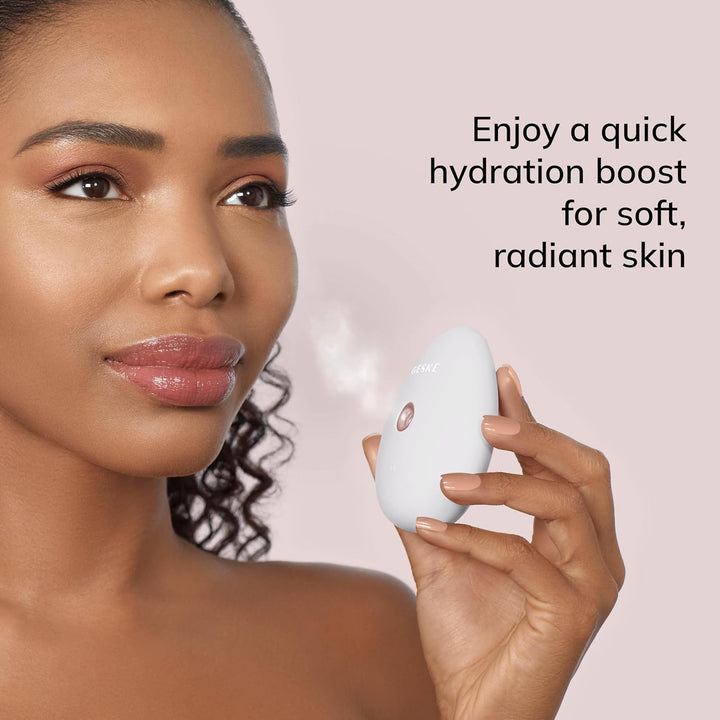 GESKE | SmartAppGuided™ Facial Hydration Refresher | 4 in 1 | Wasserzerstäuber | Gesichtsdampfer | W