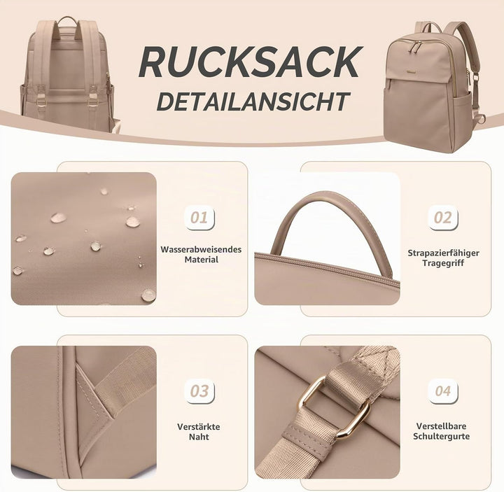 GOLF SUPAGS Frauen Rucksack Casual Daypack für Arbeit Reisen Hochschulen Rucksack Geldbörse Fits 15,