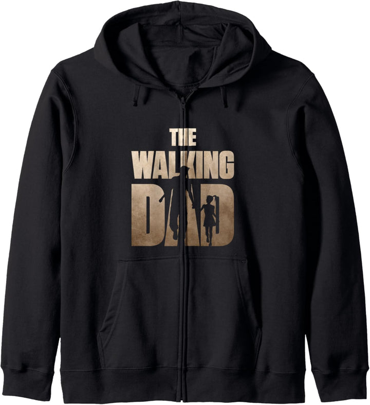 Vater - Tochter Shirts - The Walking Dad Funny Fathers Day Kapuzenjacke