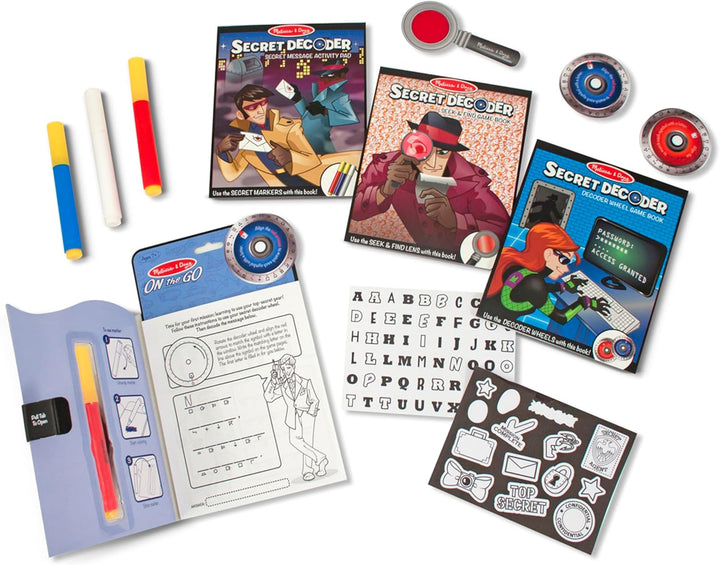 Melissa & Doug On The GO Secret Decoder Deluxe Activity Set Toy