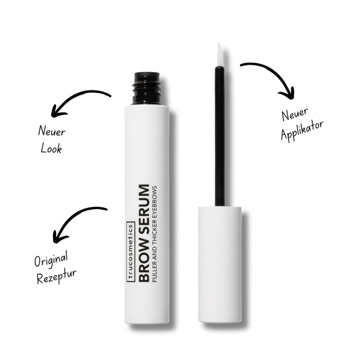 trucosmetics EYEBROW SERUM | Augenbrauenserum | volle und kräftige Brauen, füllt Lücken | 8 ml