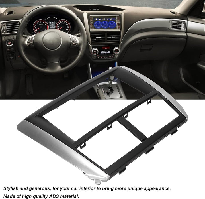 Doppel-DIN-Autoradio-Blende, Navi-Panel-Rahmenersatz für Subaru Impreza 2007-2012 Doppel-DIN-Autorad