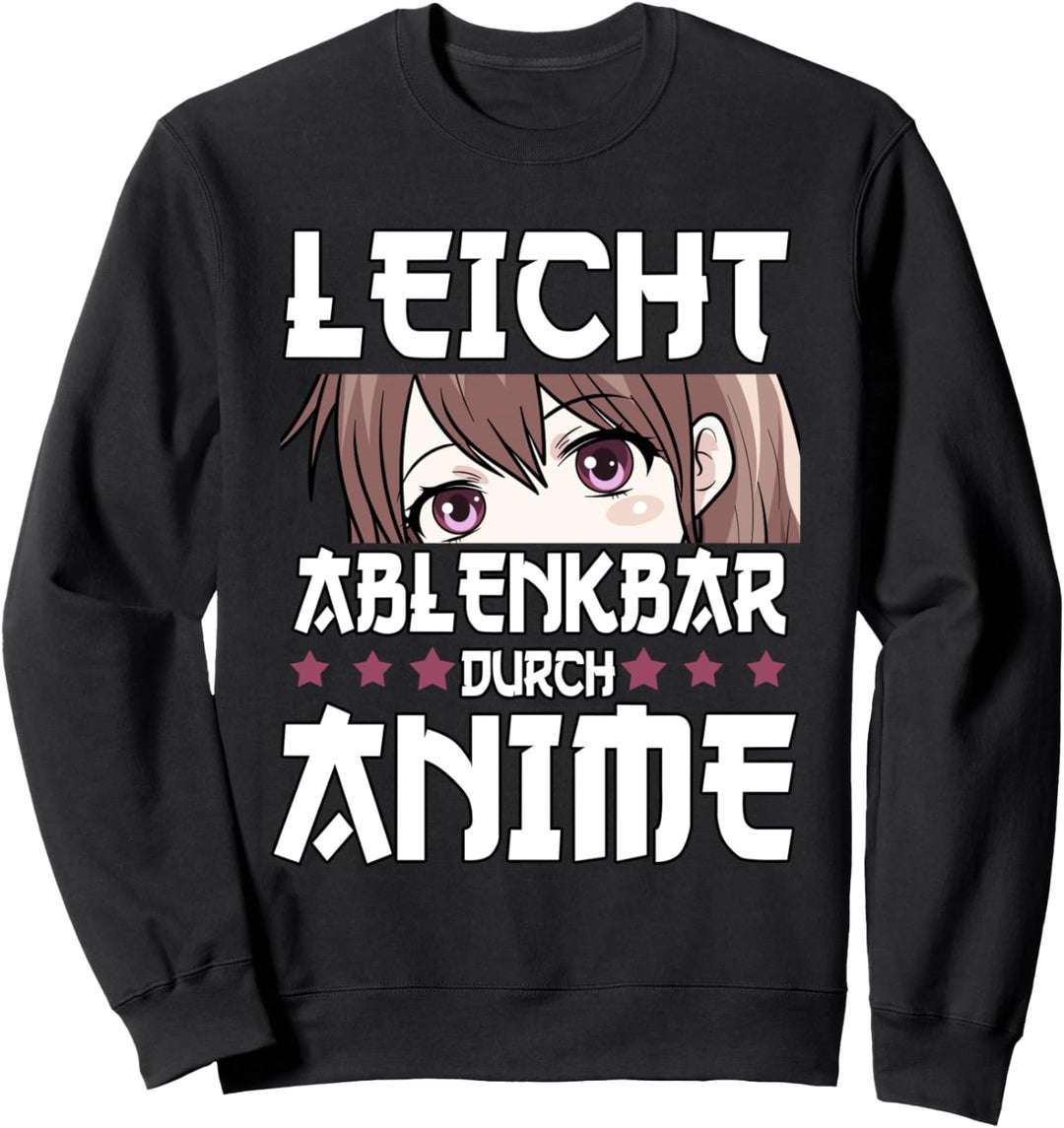 Leicht ablenkbar durch Anime Cosplay Manga Lustig Sweatshirt