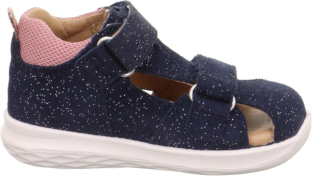 Superfit Mädchen Bumblebee Sandale 19 EU Blau Rosa 8000, 19 EU Blau Rosa 8000