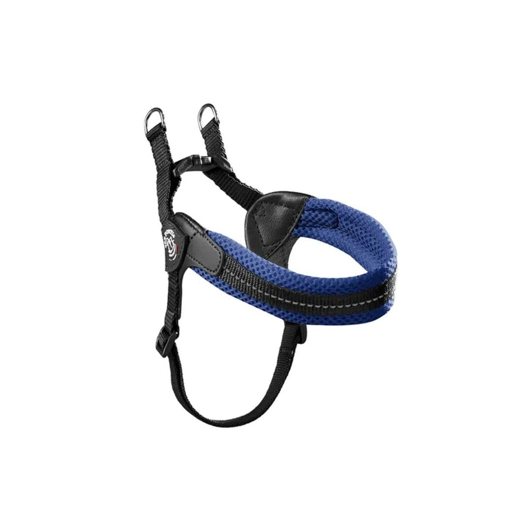 Tre Ponti Geschirr Easy Fit Soft Mesh Verstellbarer Bauchgurt blau Gr.2.5 / 36-50 cm / bis 6kg, blau
