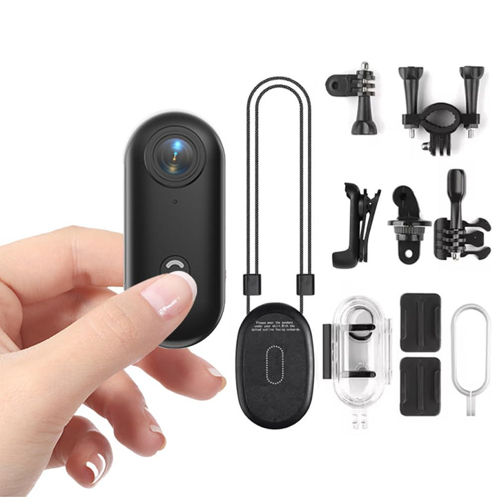 TKMARS Mini Action Cam 1080P WLAN, Magnetische Bodycam mit Clip, 120° Weitwinkel, 30M Wasserdicht, T