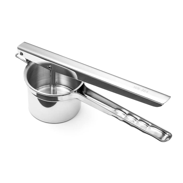 Forgast Kartoffelpresse | Edelstahl | Spätzlepresse für Kartoffelpüree, Obstsäfte, Gemüsebrei & Püre