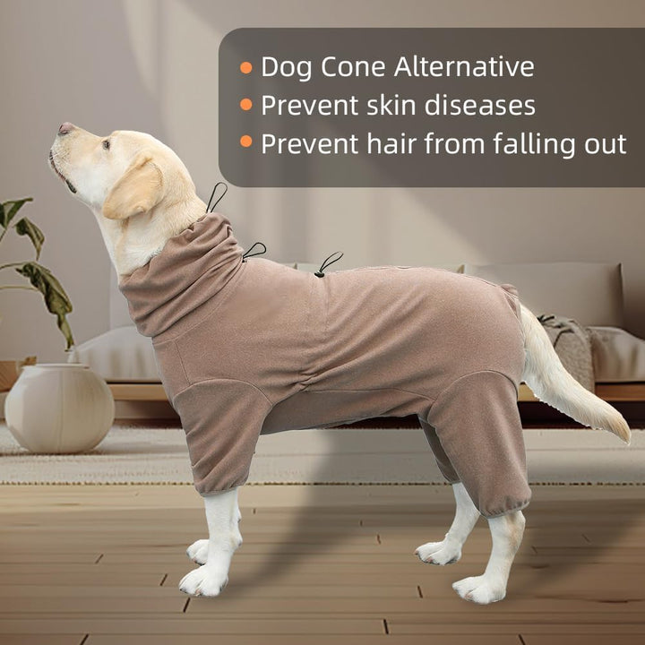 Hunde Pyjamas für grosse und mittlere Hunde, Jumpsuit mit Vier Beinen, extra dehnbar, Haustierkleidu