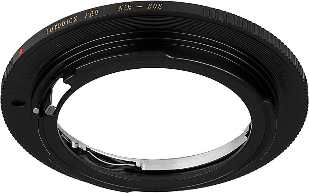 Fotodiox Pro Lens Mount Adapter, Nikon F Lens to Canon EOS Camera, for Canon EOS 1d,1ds,Mark II, III