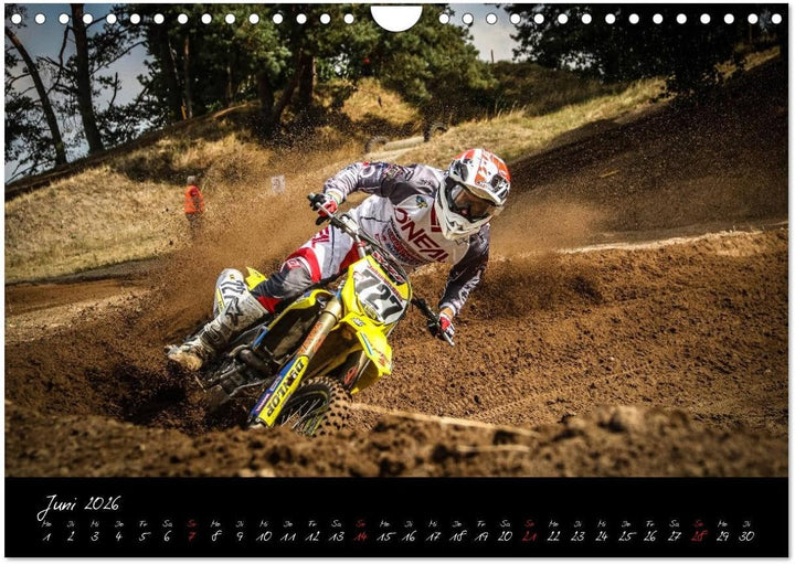 Motocross Racing 2026 (Wandkalender 2026 DIN A4 quer), CALVENDO Monatskalender: Actionreiche Fotos a