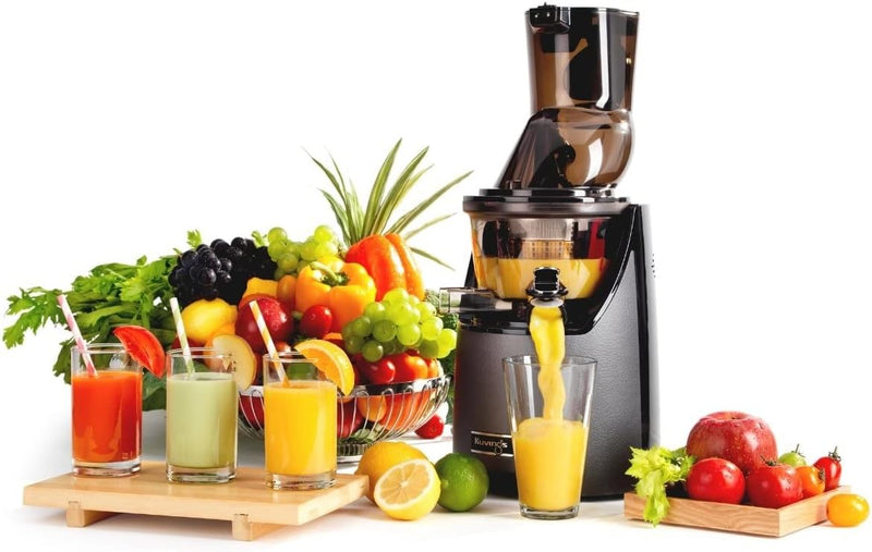 Kuvings EVO820 Slow Juicer Saftpresse – Entsafter mit grossem Einfüllschacht und starkem 240W Motor