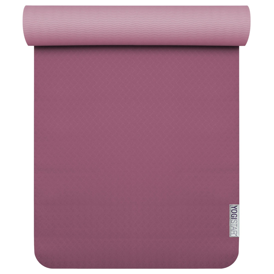 Yogistar Yogamatte Pro - sehr rutschfest - 14 Farben Bordeaux