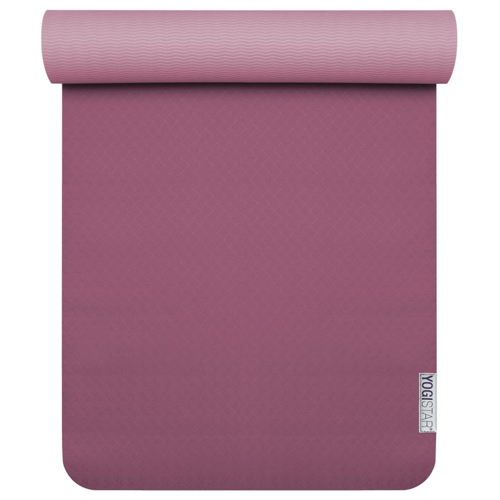 Yogistar Yogamatte Pro - sehr rutschfest - 14 Farben Bordeaux
