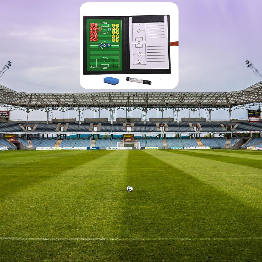LaceDaisy Professional Faltbares Fussball Taktiktafel Fussball Magnetic Coach Board