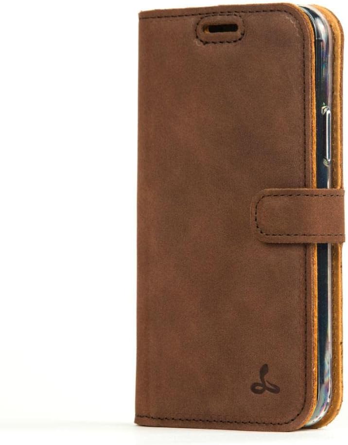 Snakehive Google Pixel 4 XL Schutzhülle/Klapphülle echt Lederhülle mit Standfunktion, Handmade in Eu