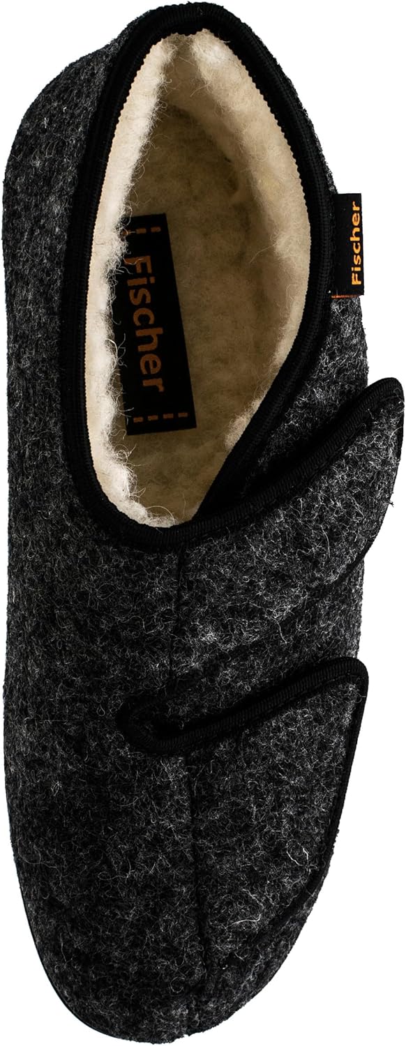 Fischer Markenschuh Herren Frank Hohe Hausschuhe, 40 EU