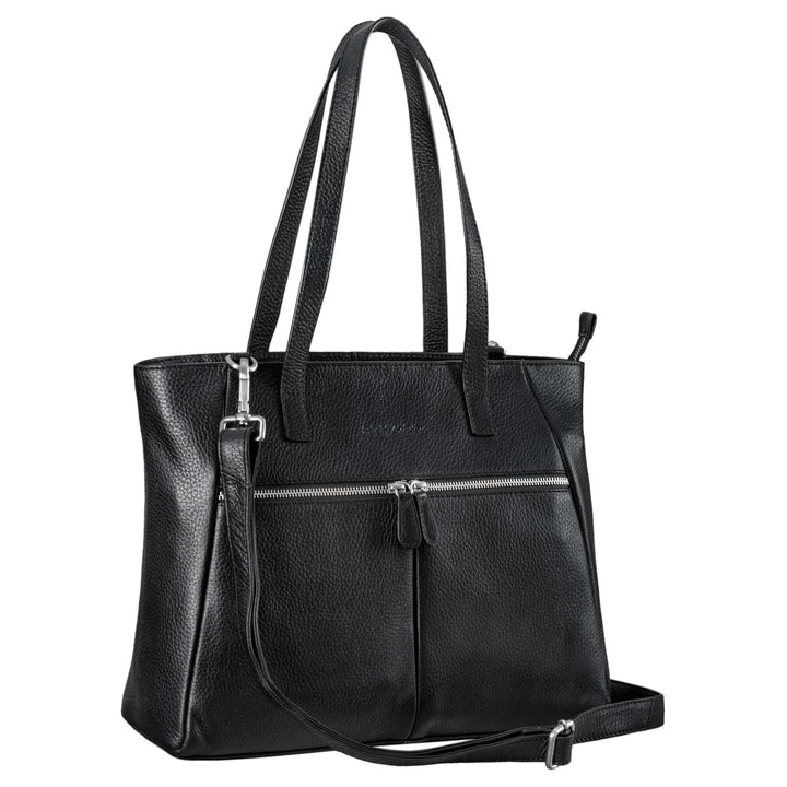 STILORD 'Madeleine' Grosse Umhängetasche Damen Leder Vintage Schultertasche Elegante Businesstasche