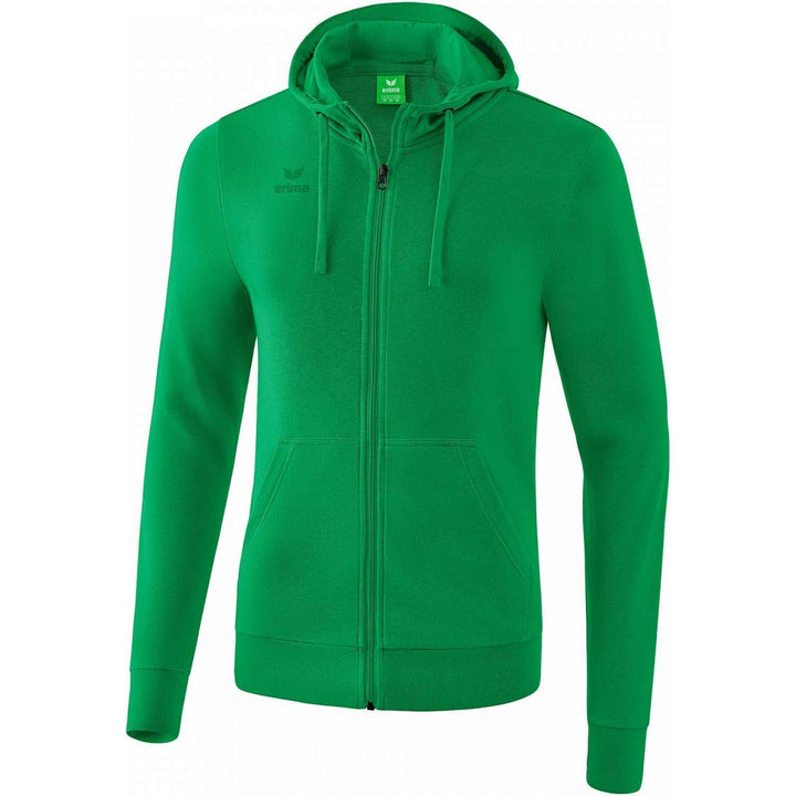 Erima Herren Basic Kapuzensweat Jacke XXL Smaragd, XXL Smaragd