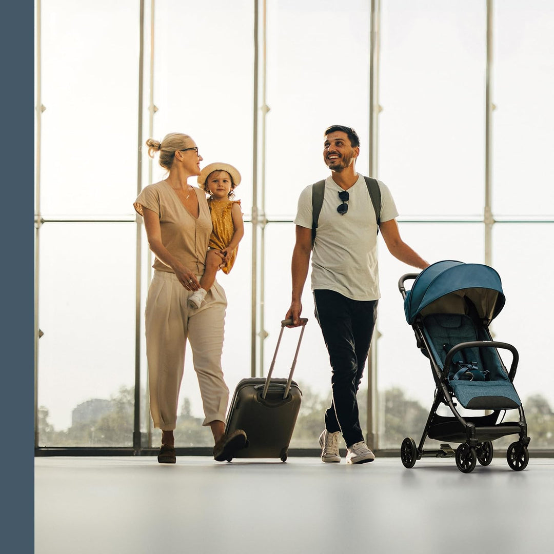 Inglesina Quid² Kinderwagen, leicht, bis 22 kg, kompakt und leicht, ideal für Flugzeuge, Manta Blue,