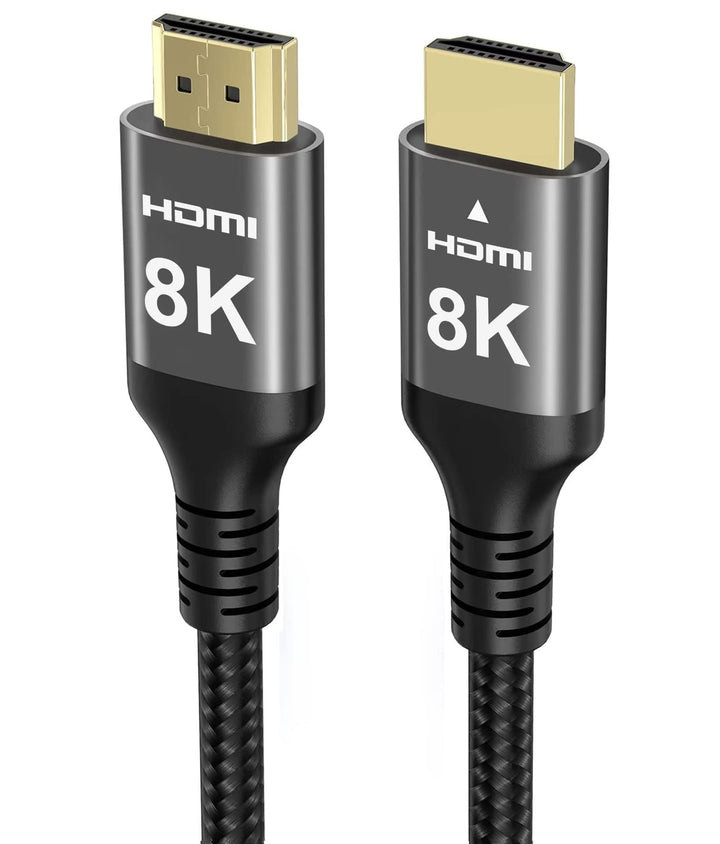 Ubluker 8K HDMI Kabel 20m, Nylon Geflochtenes High Speed HDMI® Kabel 4k 120Hz 2k 165Hz 8k 60Hz 12bit