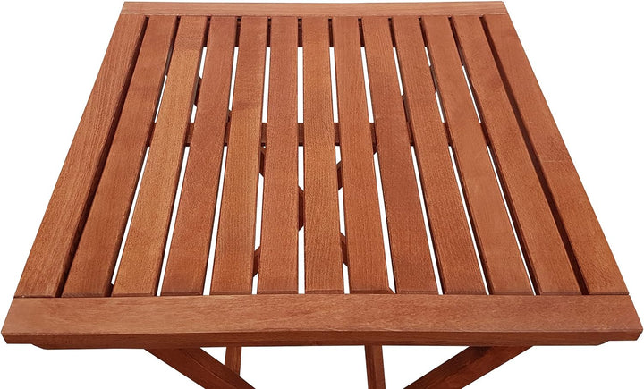 Erst-Holz Klappbarer Gartenstuhl X-Stuhl dunkel mit grünem Stoff V-10-216-04, Stühle:Einzelstück mit