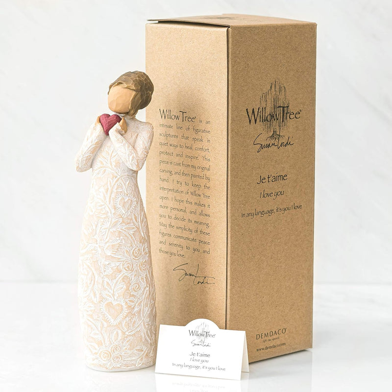Enesco Willow Tree Je T Aime I Love You Figurine Je T&