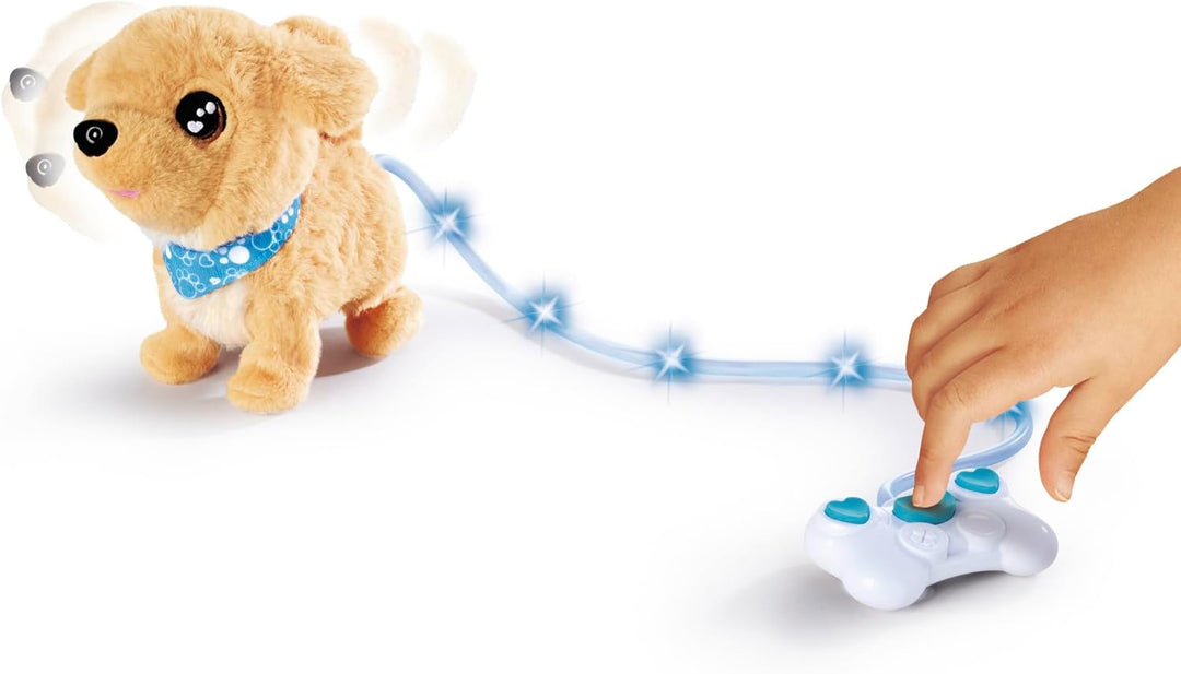 Simba 105890064 - Chichi Love Loomy Golden Retriever (20 cm) - interaktiver Spielzeug-Hund für Kinde
