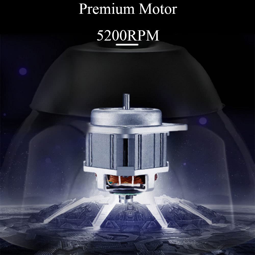 Schwarz Liquid Vortex Mixer für Nagelstudios, Maler, Tätowierer und Hobbyisten, Leistungsstarker Min