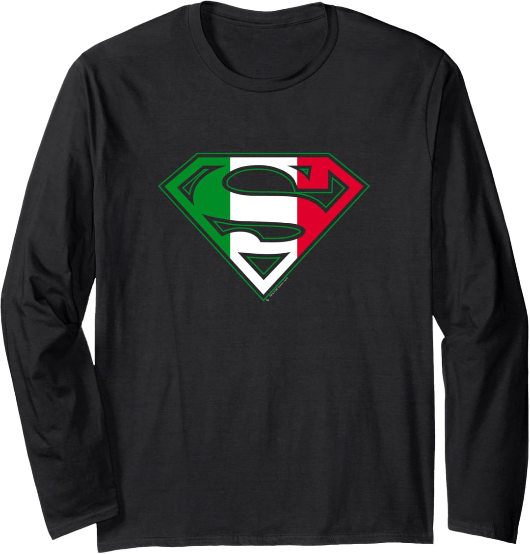 Superman Italian Shield Langarmshirt