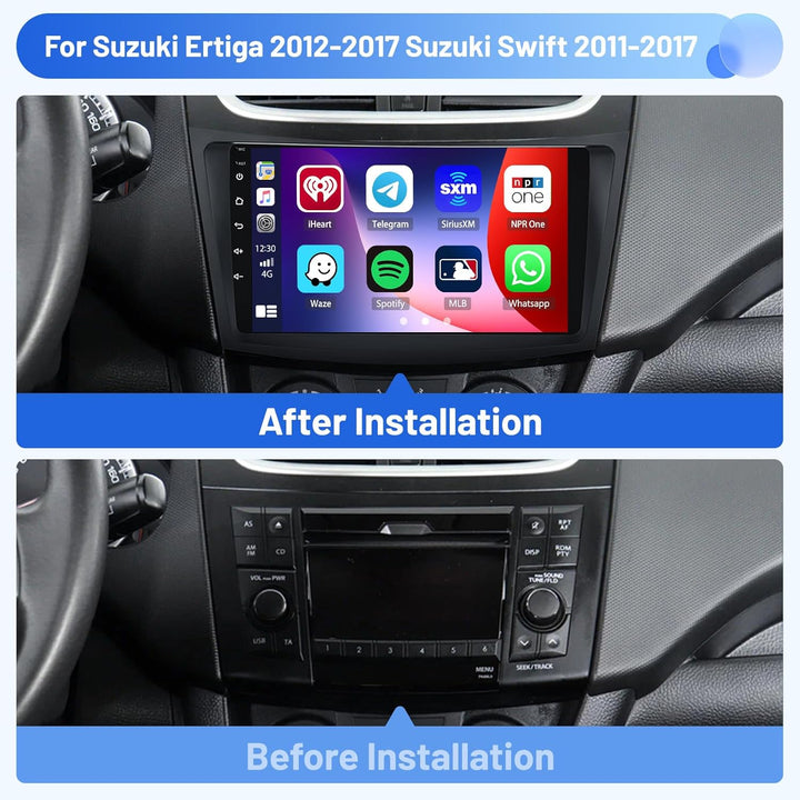 Inefala Android 15 Autoradio für Suzuki Ertiga 2012-2017 Suzuki Swift 2011-2017 4+64G mit Wireless C