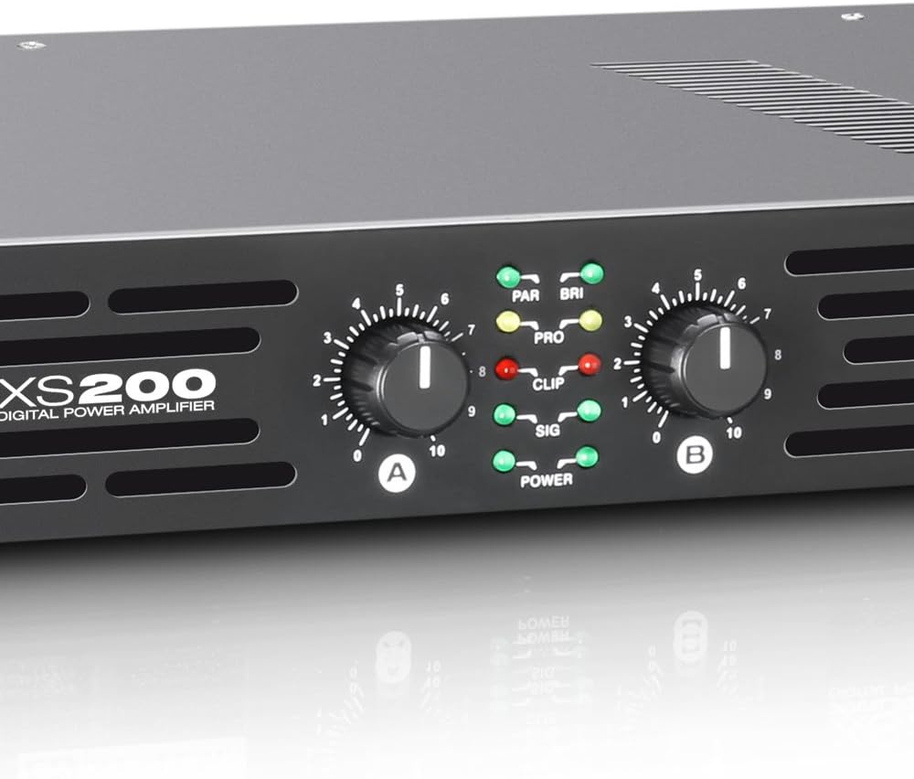 LD Systems XS 200 ; PA Endstufe Class D 2 x 100 W 4 Ohm, Taglia unica XS200, XS200