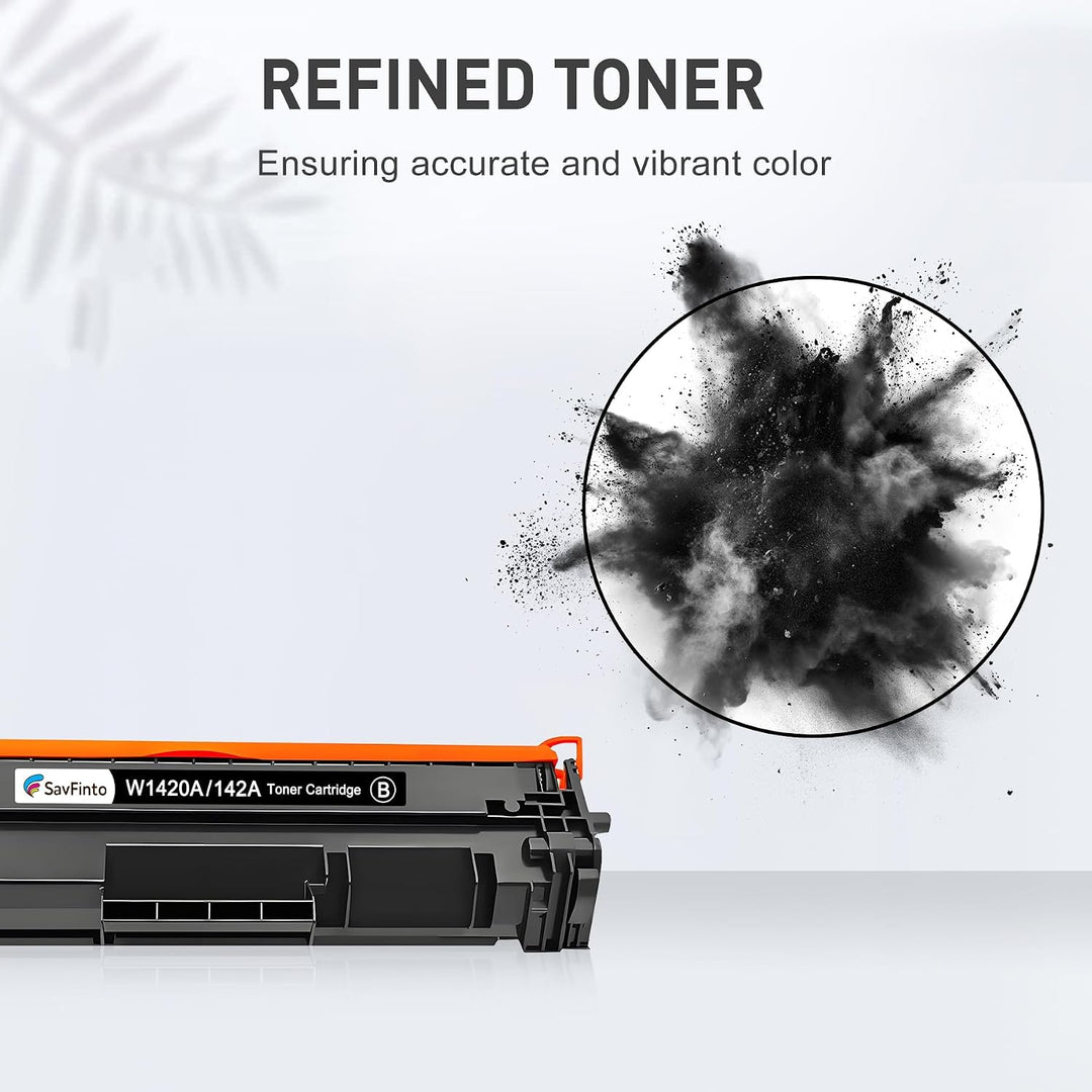 SavFinto 142A (MIT CHIP) Toner Ersatz für HP W1420AX 142X W1420A 142A Kartusche Kompatibel für HP La