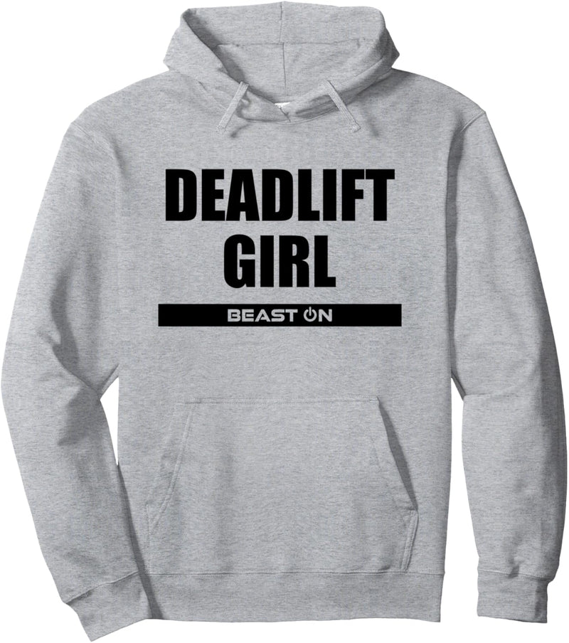 Deadlift Girl Fitness Gym Motivation Sprüche Bodybuilding Pullover Hoodie