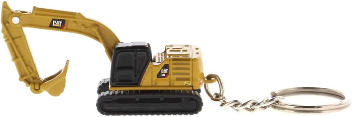 Diecast Masters 85981 - Caterpillar Kettenbagger 320 als Schlüsselanhänger, detailgetreues Metall CA