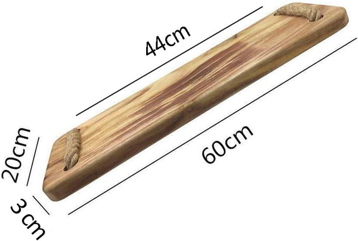 Aoneky Holz Schaukelsitz - Brettschaukel, Baumschaukel Kinderschaukel Schaukelstuhl aus Holz, für Er