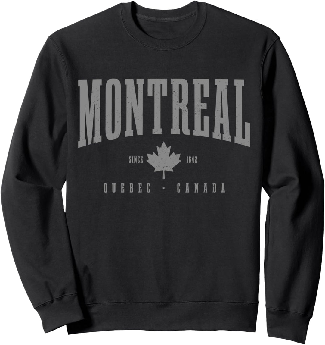 Montreal Est. 1642 Quebec Kanada Ahornblatt Patriotic Pride Sweatshirt