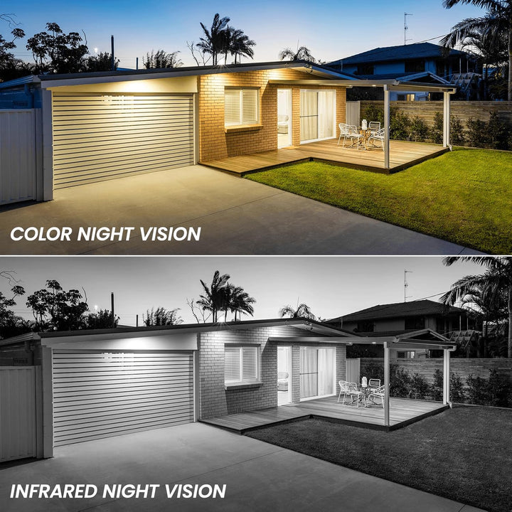 Cinnado Überwachungskamera Aussen Akku Solar - 2K Kabellose WLAN Kamera Überwachung Aussen mit Solar