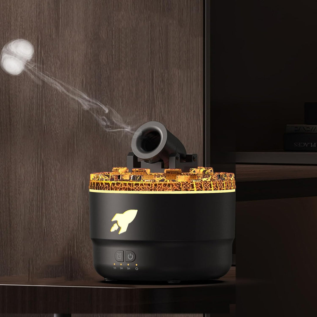 Cannon Luftbefeuchter mit Timer für Schlafzimmer, Cannon Blast Aromatherapie-Luftbefeuchter-Diffusor