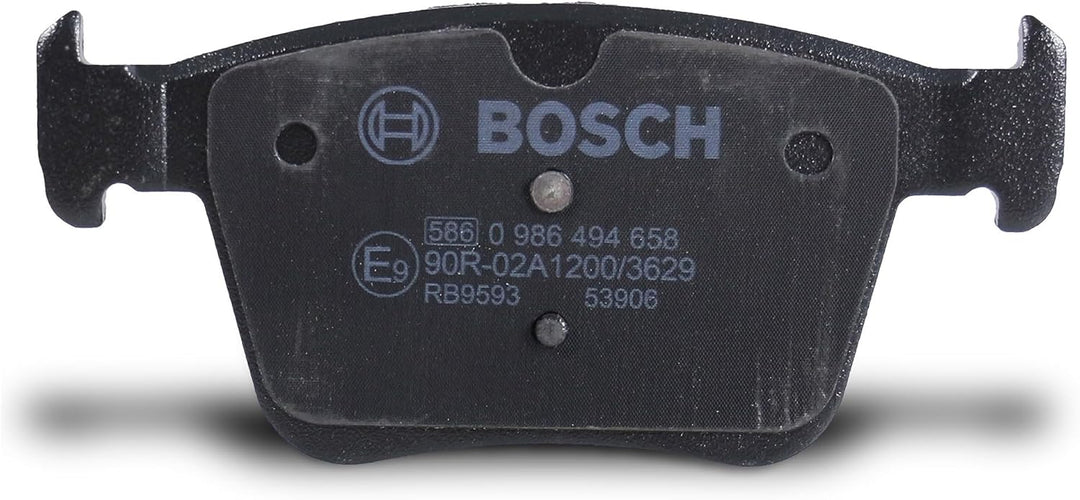 Bosch BP1503 Bremsbeläge - Hinterachse - ECE-R90 Zertifizierung - vier Bremsbeläge pro Set Single, S