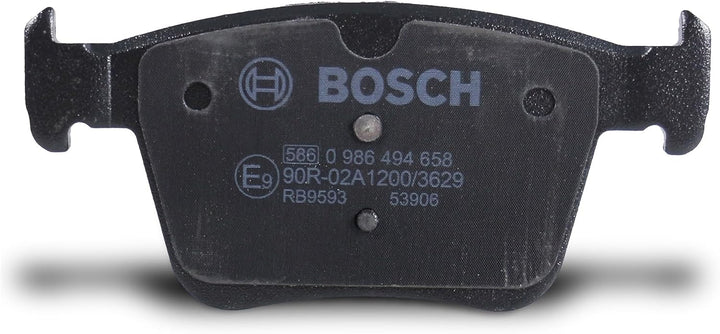 Bosch BP1503 Bremsbeläge - Hinterachse - ECE-R90 Zertifizierung - vier Bremsbeläge pro Set Single, S
