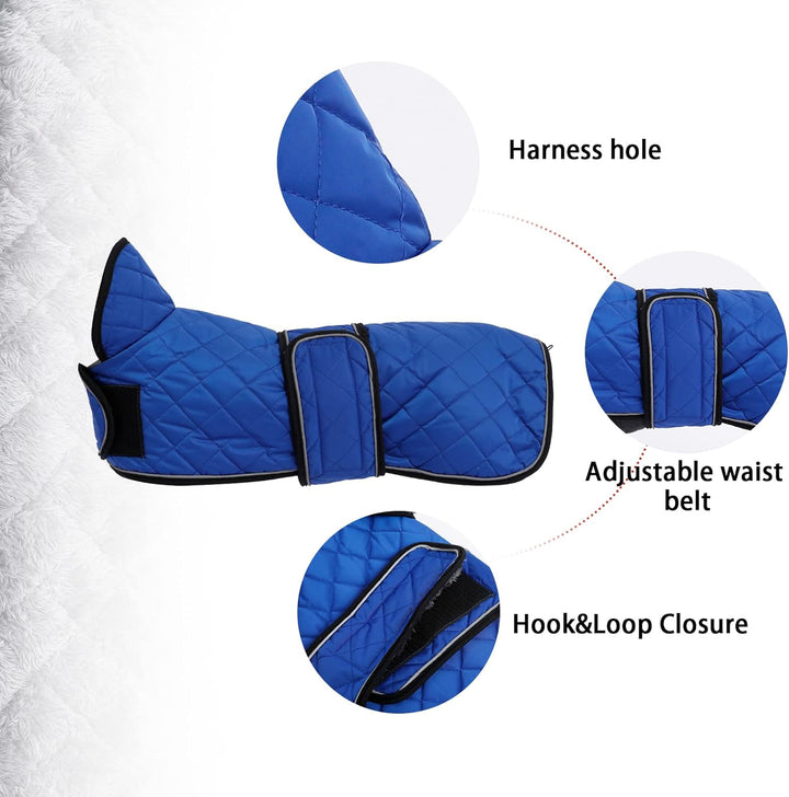 Geyecete - Warmer wintermantel für dackel Hunde,Hunde winterjacken mit plüschfutter,Outdoor jacken m