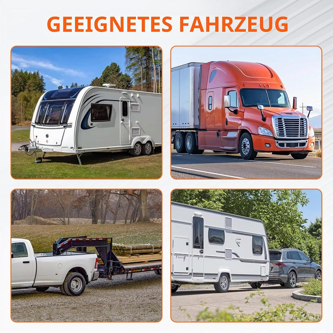 Anhängerkabel 13 Polig mit Stecker 1.8M, Anhänger kabelbaum 13 Polig, 13 Polig Stecker auf 13 Polig