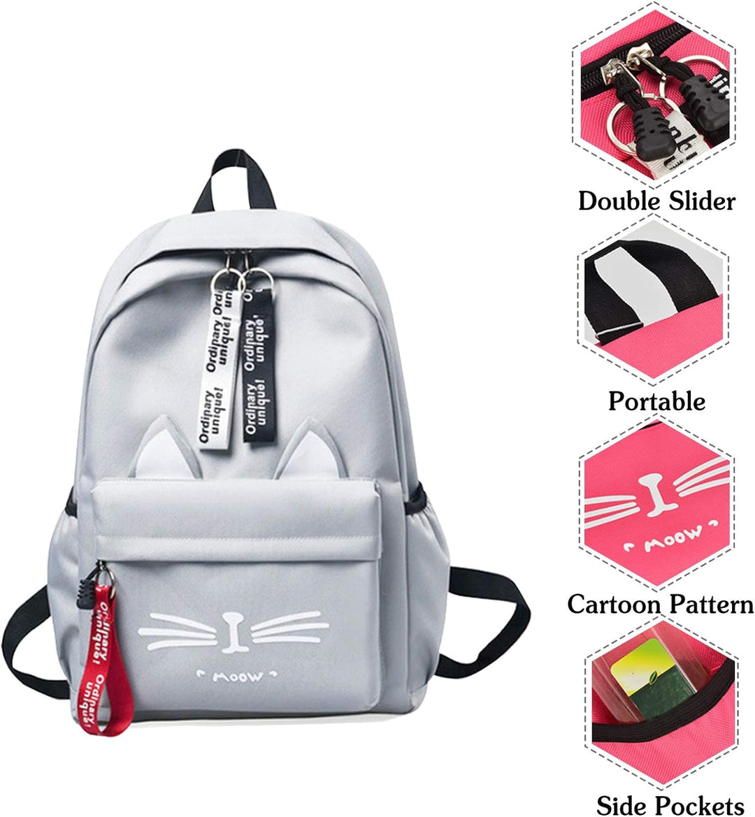 FANDARE Mädchen Schulrucksack Casual Daypack Teenager Schultasche Rucksäcke School Bag für Reise Ein