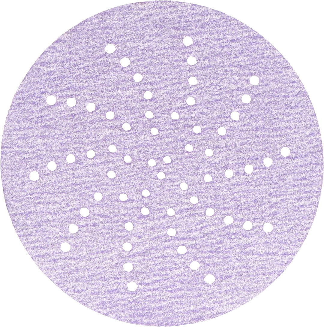 3M Hookit Purple Clean Schleifscheibe 343U, 30272, P500, 50 Scheiben pro Karton 1, 1