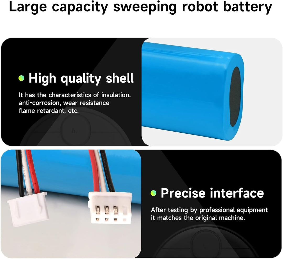 4500mAh/14.4V Ersatzakku für Ecovacs Deebot N8,N8+,N8 Pro,N8 Pro+, N5, for Ecovacs Deebot Ozmo 920/9
