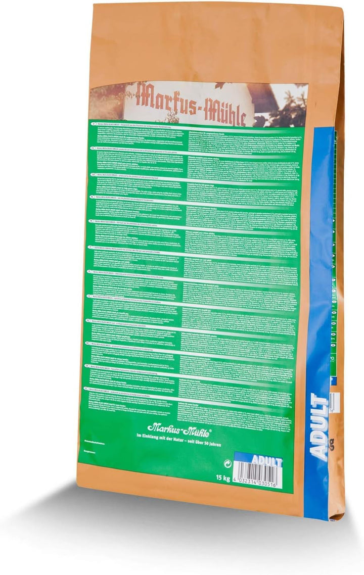 Markus Mühle Black Angus Hundefutter Adult (15kg (mindestens 5 Monate haltbar)), 15kg (mindestens 5