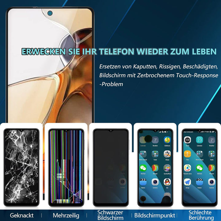 RongZy Kompatibel mit Xiaomi 11T Pro 2107113SG Ersatz Bildschirm LCD Display und Touchscreen-Digitiz