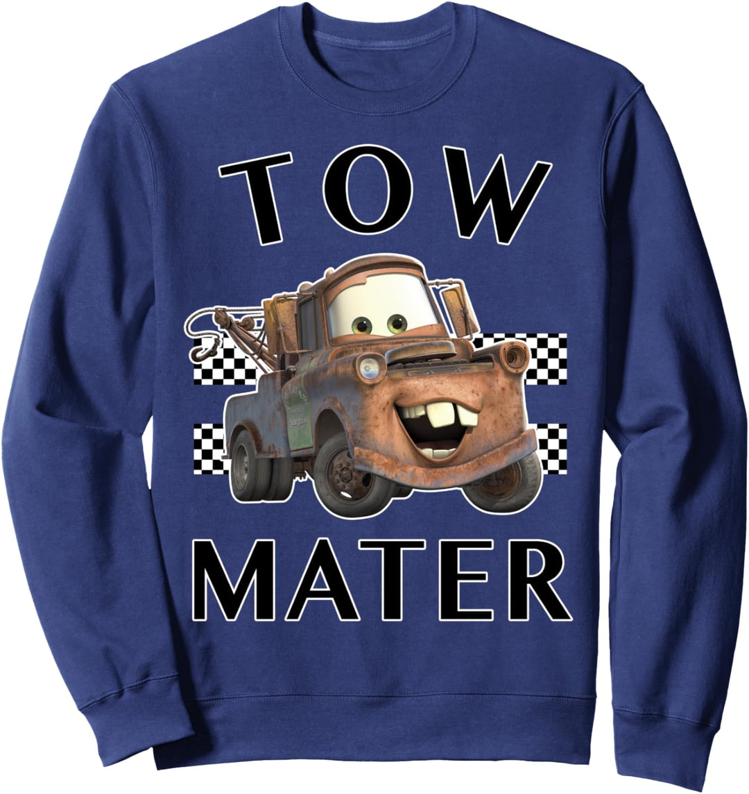 Disney Pixar Cars Tow Mater Finish Line Poster Sweatshirt